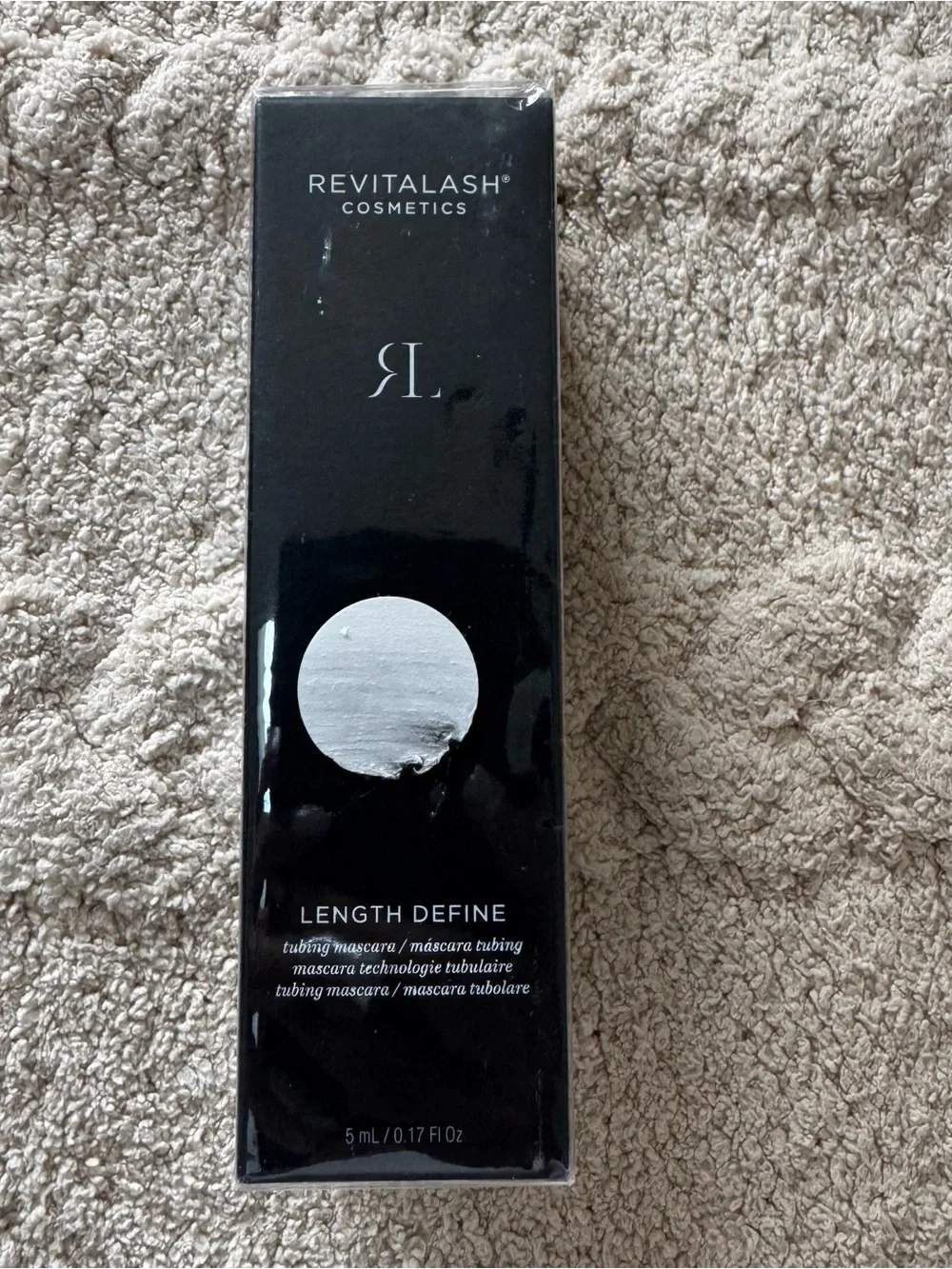 NIB  Revitalash Cosmetics Length Define Tubing Mascara In Black